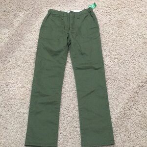 GAP Green Straight-Leg SLIM jeans